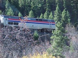 train along Colorado creek