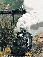 juna lähellä Georgetown Colorado